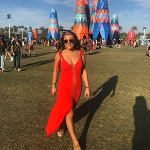 Red Corset Dress